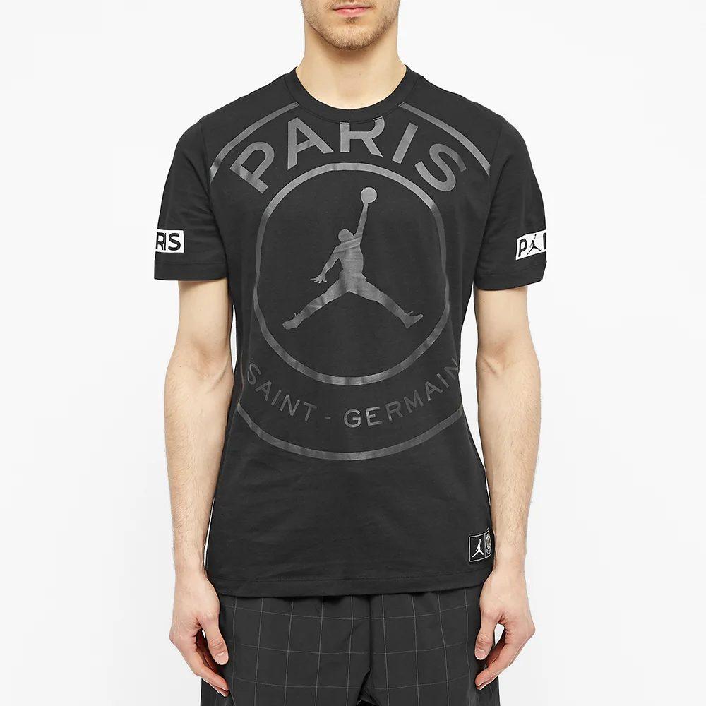 Jordan X Paris Saint Germain Logo Tee BQ8384-010