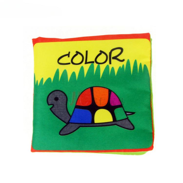 Baby Soft Cloth Book 0-36 Month Montessori Early Educational Toys for Kids Fruits Animal Numbers Food Cognitive Book for Toddler