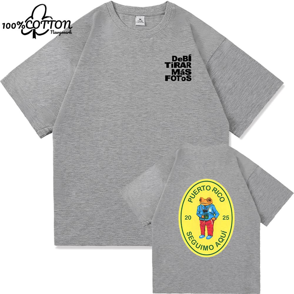 LE DTMF Debí Tirar Más Fotos TShirt BAD BUNNY DeBÍ TiRAR MáS FOToS Men Clothing Harajuku High Quality Cotton Tops