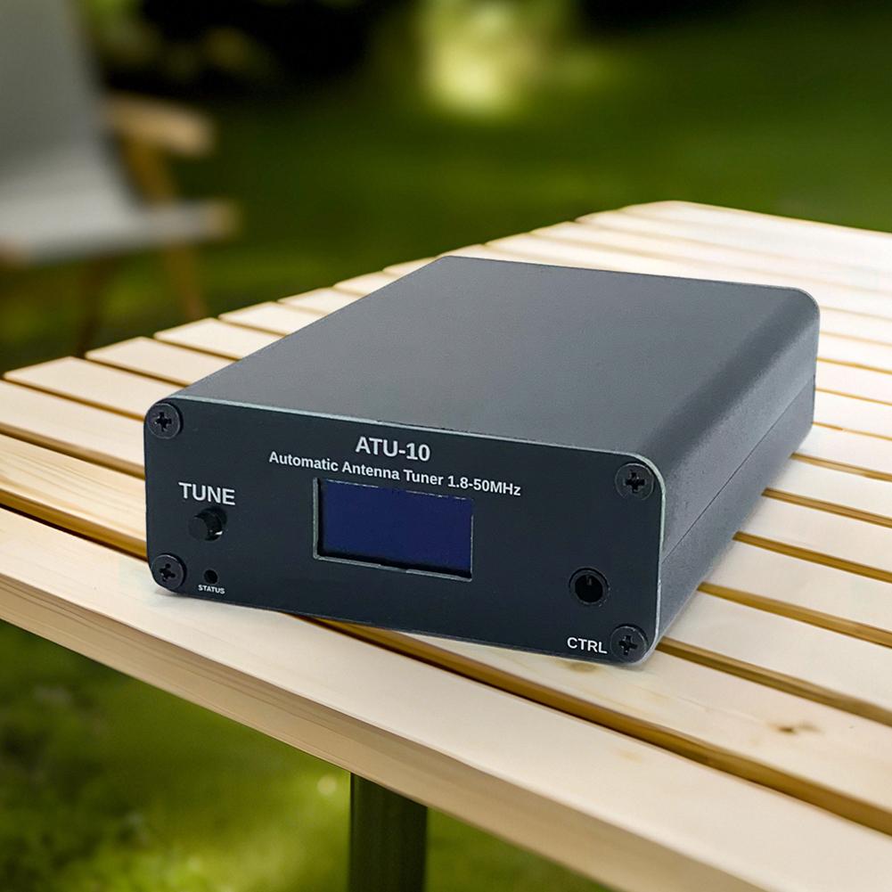 ATU10 QRP Antenna Tuner 1-15W Antenna Automatic Tuner 1.8-50MHz 0.91 Inch OLED Display