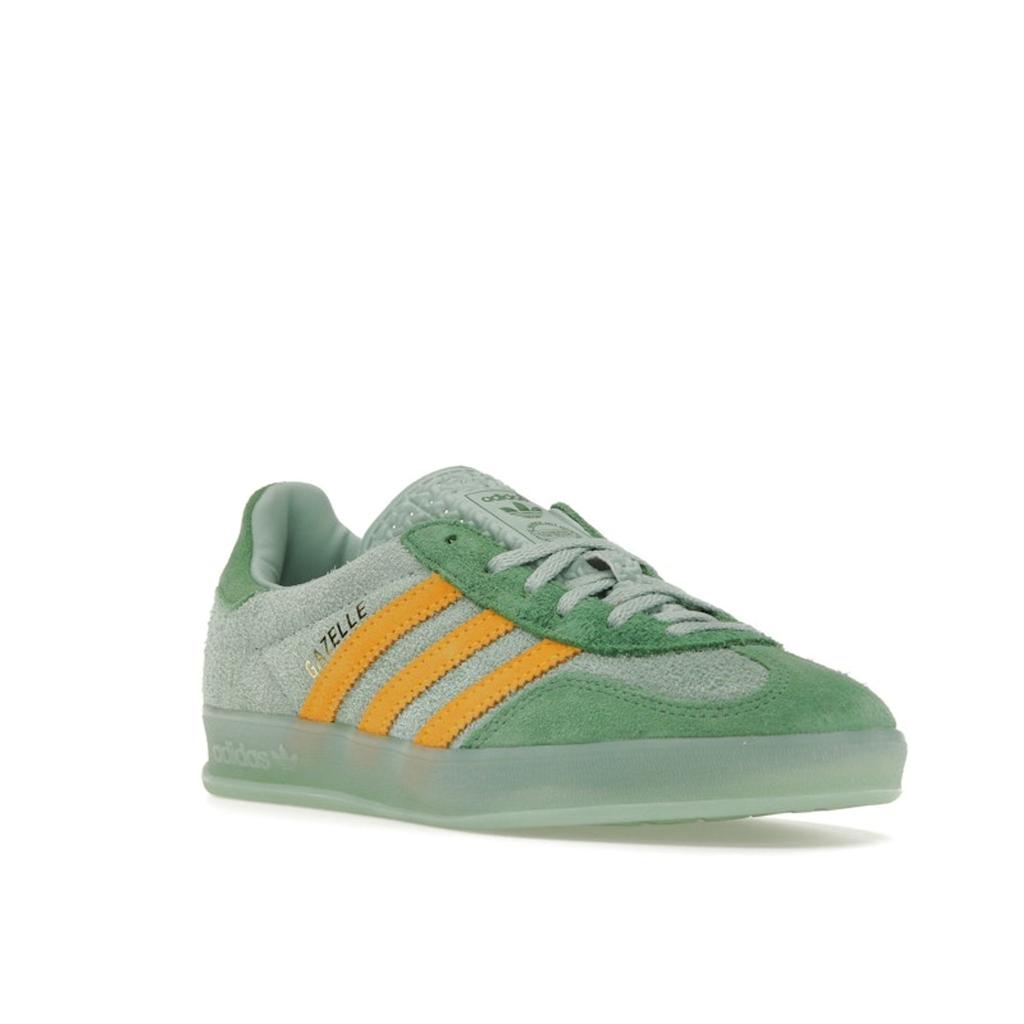 Adidas Gazelle Indoor Hazy Green Crew Yellow Women Sneakers Preloved-Green IG6783