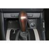 Central Console Gear Shift Knob Trim 07-11 For BMW 1 Series E81 Brown Wood Grain