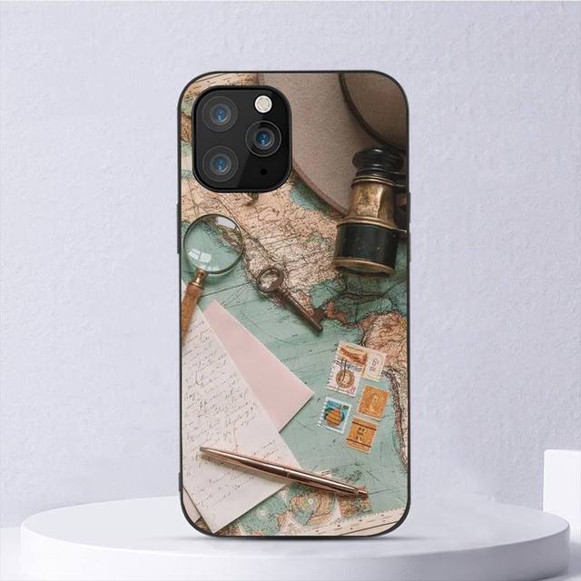 

Чехол для телефона с картой мира для Iphone 11 12 Mini 13 14 Pro Xs Max X 8 7 6s Plus 5 Se Xr Shell iPhone11
