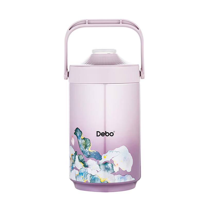 DEBO 2-Layer Insulated Lunch Box with Handle
