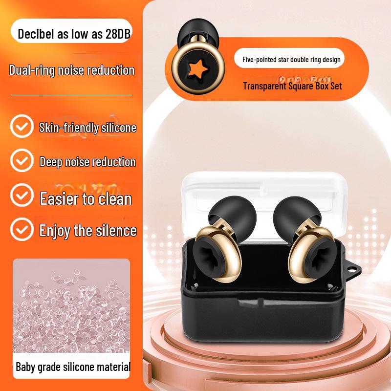 Bouchons d'oreille en silicone anti-bruit: Étanche, Insonorisé, Idéal pour les dortoirs, le travail, les ateliers et le ronflement