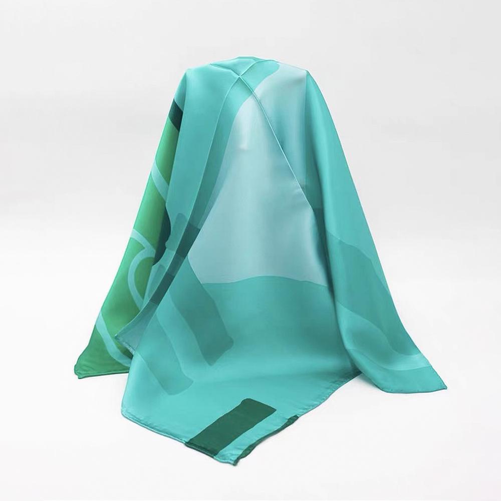 100% Чистый Тутовый Шелк Женский Длинный Шарф Повязка на Голову Шейный Платок Роскошное Женское Украшение для Волос Женская Бандана Шарфы для Сумки 53*170СМ