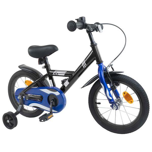 vidaXL Children's Bike 12 Inch for Children Aged 2 To 4 Years Black