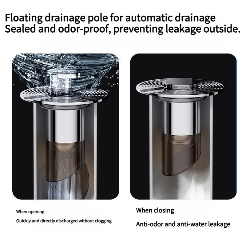 1PC Suspended Self-drainage Floor Drain Core Deodorant Inner Core Bathroom Floor Drain Universal Insect-proof Sewer Pipe Anti-return Odor Artifact
