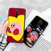 Black Case for Xiaomi Redmi 13C Note 9 iPhone XR 7 8 14 15 11 12 13 X XS Pro Max Samsung A25 S23 S24 FE Ultra Plus Kirby Cartoon