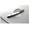 FUNDUOO For Renault Megane MK2 2002-2008 Carbon Fiber Chrome Car Door Handle Covers Trim Styling