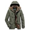 Men's Leisure Velvet Thick Warm Coat Waterproof Fleece Hooded Men Outdoor Jacket Men's Coats Windbreakers Parka Men