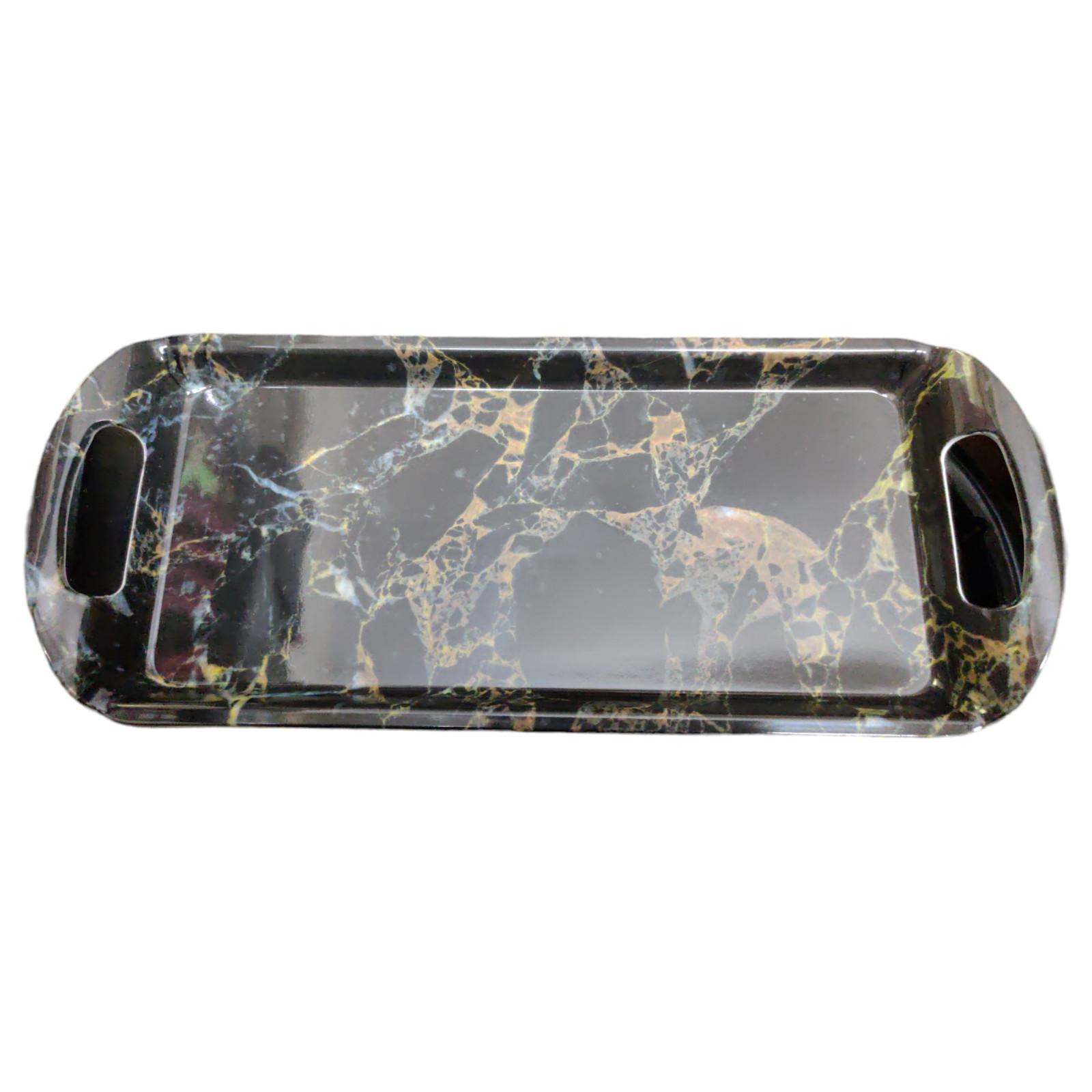 

@ Marble Design Serving Tray With Serving Tray 14 Inches 2Pcs o507 MJ-775-60%OFF