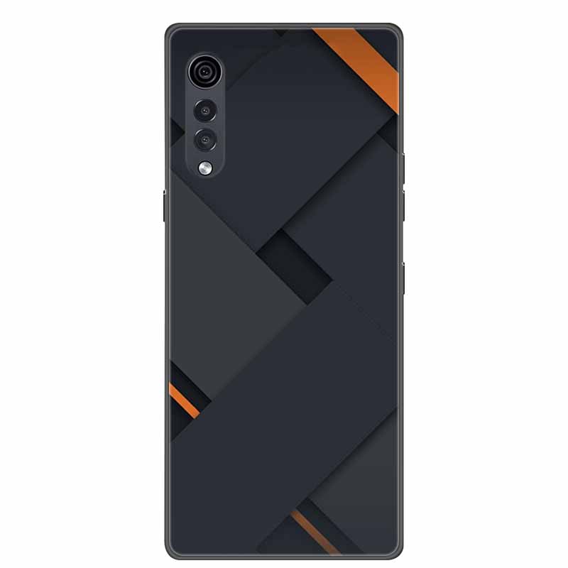 For LG Velvet Luxury Phone Case Black Soft Silicone TPU Back Cover for LGVelvet 5G Funda LMG910EMW Protector Capa Cartoon Coque