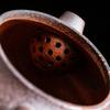 100ml Retro Kiln Water Fired Calabash Pot Kiln Change Retro Ceramic Small Capacity  Pear ShapeTeapot Kung Fu Brewing Tea Pot