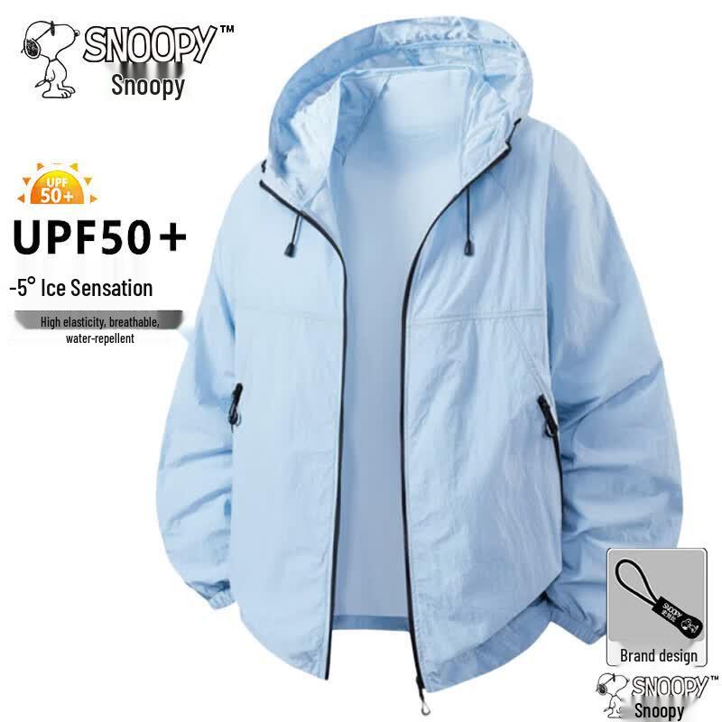 SNOOPY Men s Hooded Sun Protection Jacket L