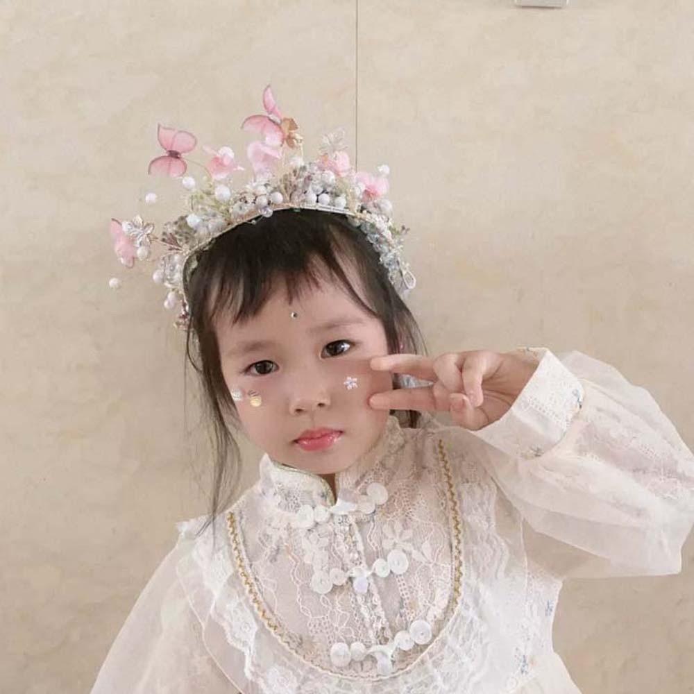 Simulation Flower Butterfly Fairy Hair Hoop Bohemia Style Flower Headdress  Hair Accessories