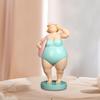 Beach Woman Figurine Ornament Decorative Craft Desktop Sculpture Resin Statue for Entryway