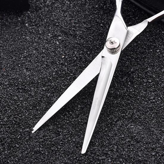 1 Set Hair Cutting Scissor Kit with Case Professional Salon Barber Stainless Steel Hairdressing Thinning Shears Comb Hair Clips Cleaning Cloth Set