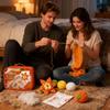 Crochet Kit Funny Knitting Accessories Kids Peelable Orange Toys Knitting Kit For Kids Women Boys Girls Mom Handicraft Lovers
