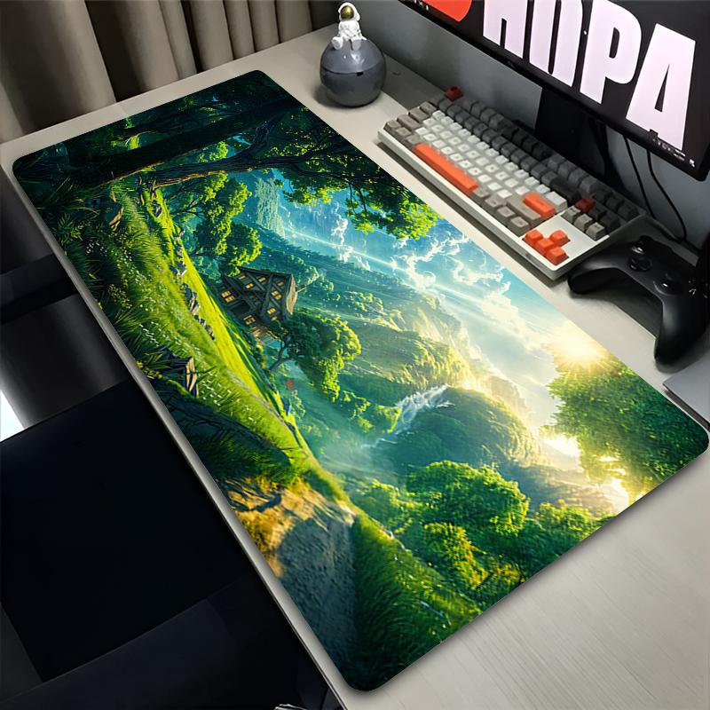 Mouse Pad Gamer XXL Custom Mouse Mat Desk Mats Japan Anime Scenery Table of Office Carpet Gamer Natural Rubber Mice Pad Mousepad