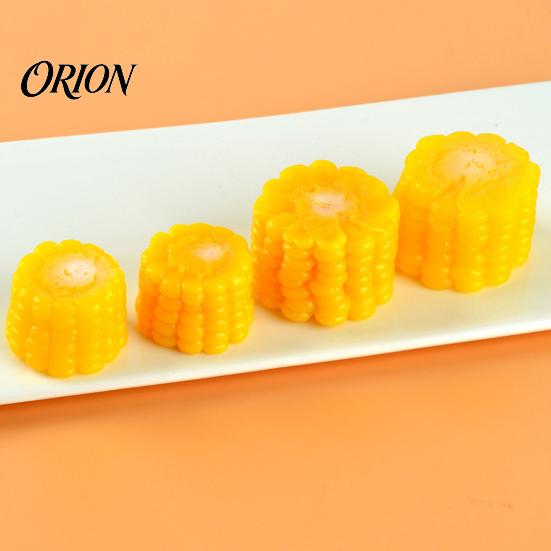 Simulated Vegetable Ornaments 6Pcs Artificial Corn Slices Set, Realistic Fake Props, Decor Creative for Farmhouse Kitchen Home Decoration Decorative
