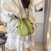Japanese-Inspired Niche Drawstring Bucket Bag, Versatile Crossbody for Commuting and Outdoor Sports Casual Use