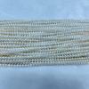 Freshwater Millet Pearl Semi-Finished Necklace 3-3.5mm White Near-Round Lustrous Beads for DIY Jewelry