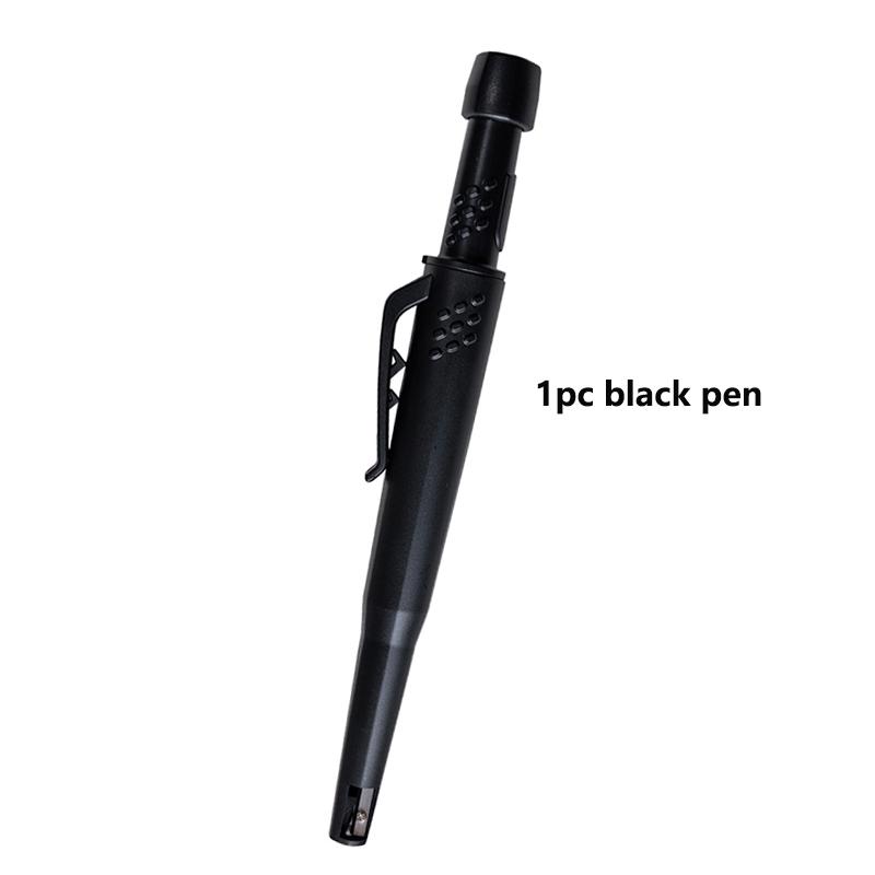 5 Colors 2.8mm Solid Woodworking Mechanical Pencil with Pen Cover 2B Black Yellow Red Lead Long Headed Carpenter Marking Pencil