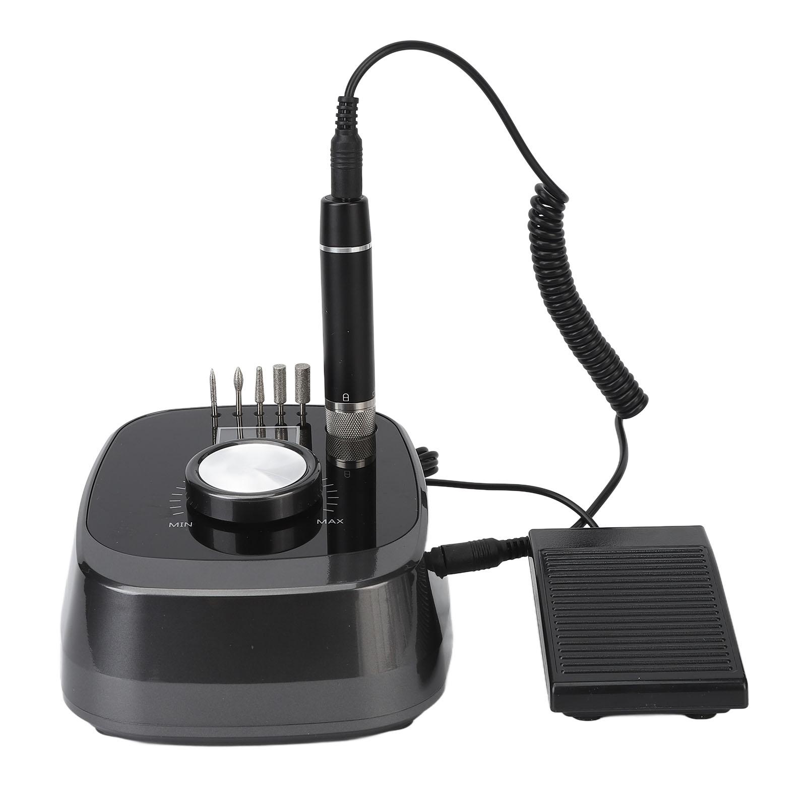 

Электрическая дрель для ногтей 40000 об/мин CW CCW скорость вращения регулировка полировки ногтей шлифовальная машина US Plug