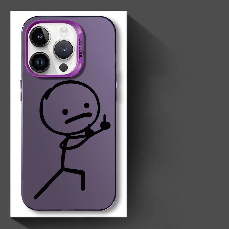 Phone Cover Case for iPhone 17 Pro Max Air 16 14 Plus 13 12 Pro 11 15 Cartoon Matchman