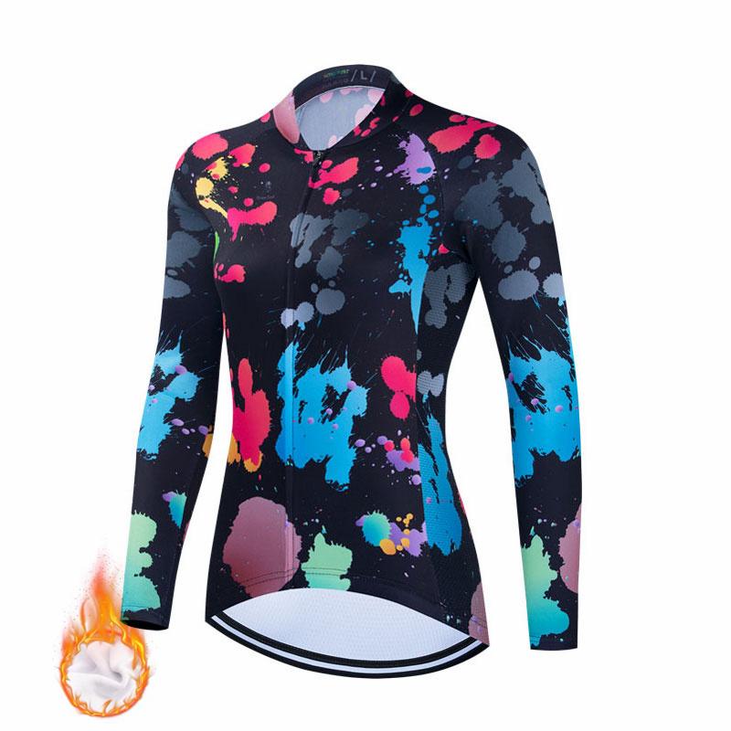 2026 Salexo Winter Cycling Clothing Women New Thermal Fleece Cycling Jersey Set Bike Jersey MTB Bicycle Clothes Ropa Maillot Ciclismo