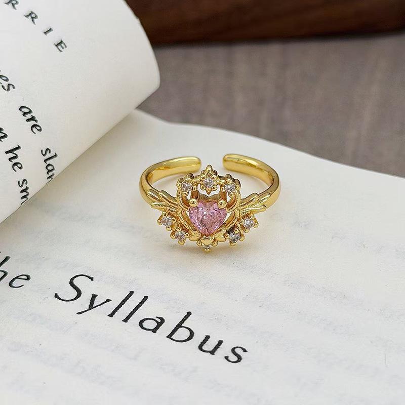 Blind Box Medieval Vintage Retro Love Zir*****Pen Ring Personality Advanced Sense Stacked Ring