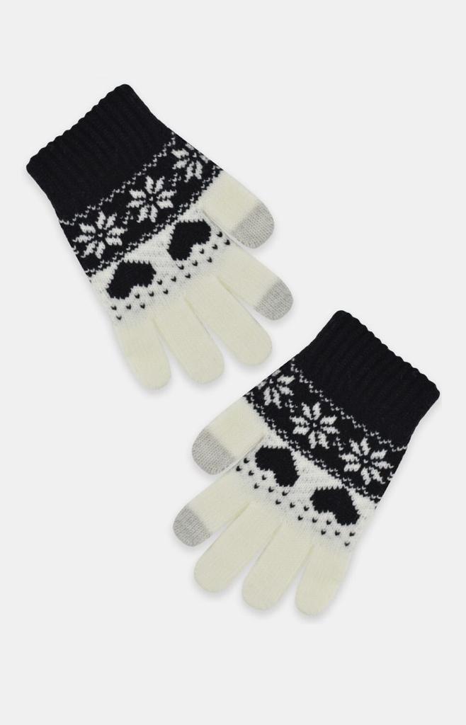 Noviti RZ045 Girl Gloves Acrylic Jacquard Noviti