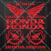 For Honda Stickers Motorcycle Sticker Decal Skateboard Helmet Fuel Tank Tail Box Decals