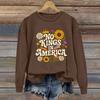 Women's Fashion Daily Versatile Casual Sweatshirts Long Sleeve Round Neck Top Sweatshirts