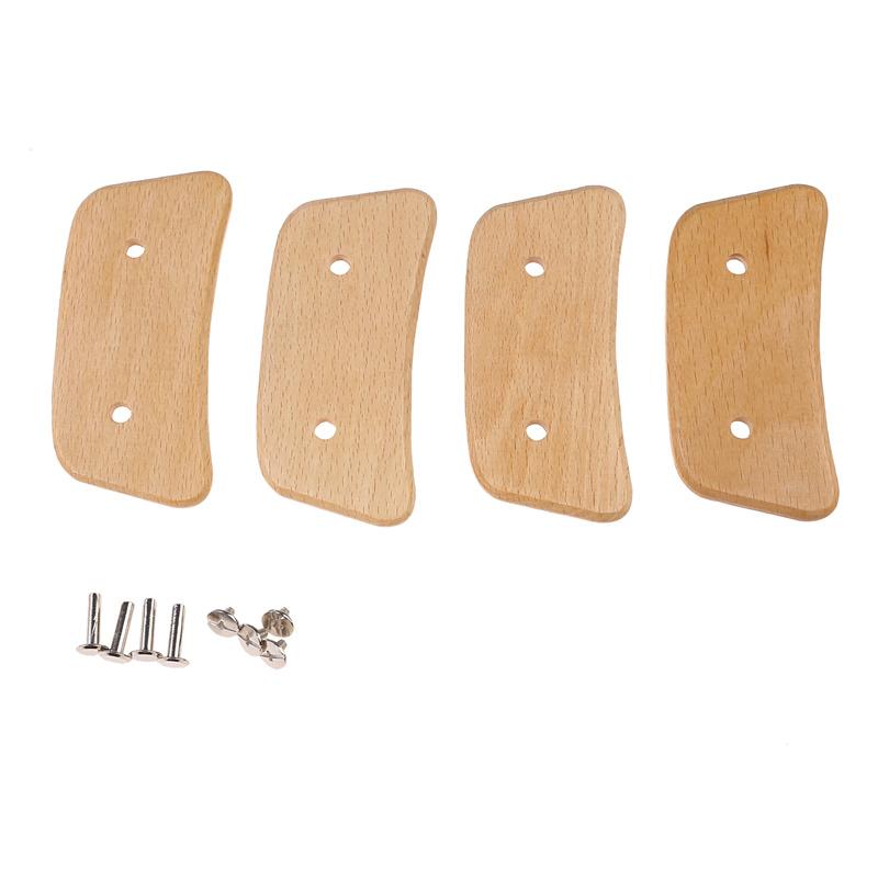 Wooden BBQ Pan Handle Anti Scald Heat Resistant Insulated Grip Replacement For Sauce Grill Pan Griddle Outdoor Camping