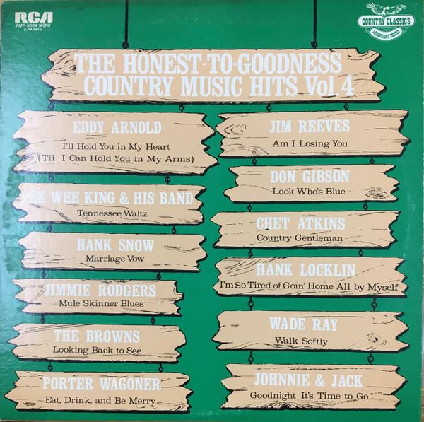 

LP Record VARIOUS Honesttogoodness Country Music Hi RMP5004 RCA 1977 Japan CountryFolk Used