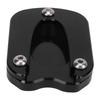 Motorcycle Kickstand Pad Aluminium Alloy Sidestand Foot Rest Replacement for Enfield Meteor 350 2021‑2023 Black