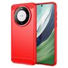 For Huawei Mate 60 Case Shockproof TPU Shell Brushed Carbon Fiber Texture Phone Cover