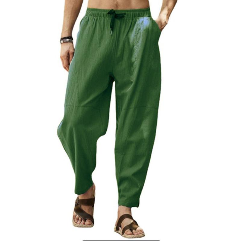 Men's Large Size Loose Casual Sweatpants Cotton Drawstring Hip Hop Trousers