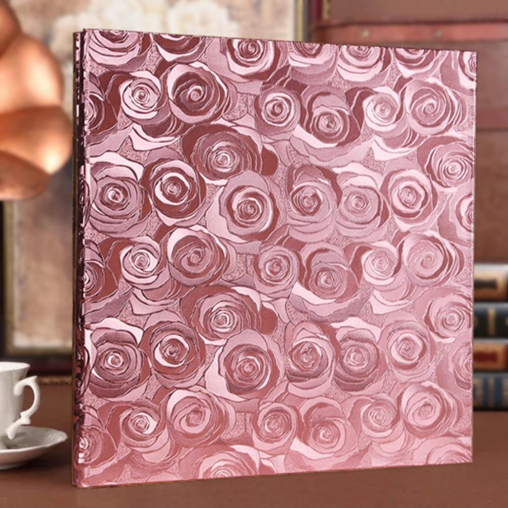 

Creative Printed Pattern Photo Storage Album 6-inch Plastic Commemorative Album Thickened PU Cover Photo Album Wedding Photos