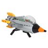 Gobricks MOC City Spaceship Building Blocks Retro Space Ship for Launch Vehicle Retro Spaceman CMF from  For Children Gifts