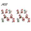 Cute Kitten Xmas Decor Christmas Ornament for Tree Hanging, 2D Flat Wooden Festive Gift Tags Decorative Pendant with Lanyard Home Holiday Party