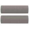 Vidaxl 3-Cz. Relaxation Set With Cushions, Taupe, Fabric