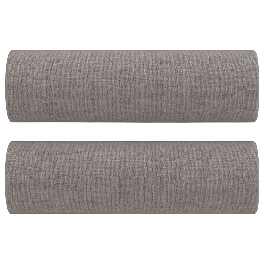 Vidaxl 3-Cz. Relaxation Set With Cushions, Taupe, Fabric