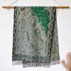 Ethnic Style Jacquard Cashew Flower Travel Scarf Women's Jacquard Fringed Scarf Thickened Extra Long Cape Shawl