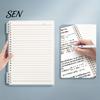 Grid Paper for Drawing A5 Spiral Notebook, Lined /Horizontal Grid/Blank Inner Page, Multifunctional Writing Pad Morandi Solid Color Cover Sketchbook