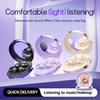 Wireless Bluetooth 6.0 Earphones Ear-clamping Conductive Headphones High Sound Quality Earbuds Suitable  For Android iOS Workout Gym