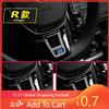 Pro VW Styling nového vozu Znak na volant z měkké smaltované nálepky pro Volkswagen golf 6 golf 7 POLO Tiguan PASSAT B7 TOURAN Scirocco Ac