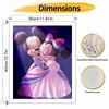 Disney Oil Painting Kit Painting Mickey Minnie Hugging Sweet Romantic Art Home Bedroom Wall Decor Gift